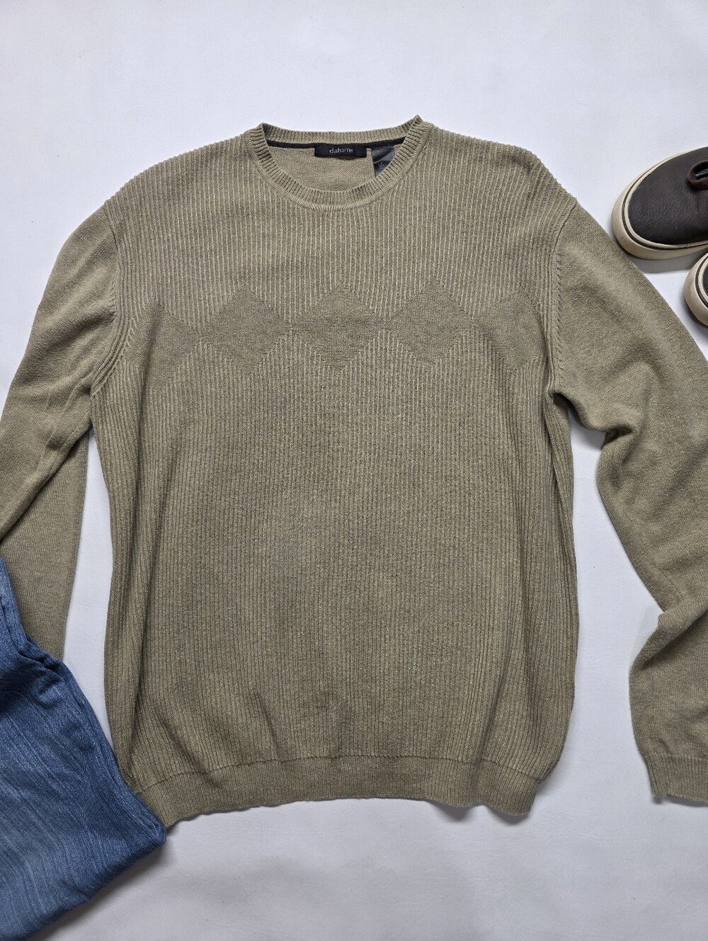 Vintage Claiborne Men's Crewneck Knit Sweater